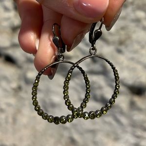 Sterling Silver Circle Earrings